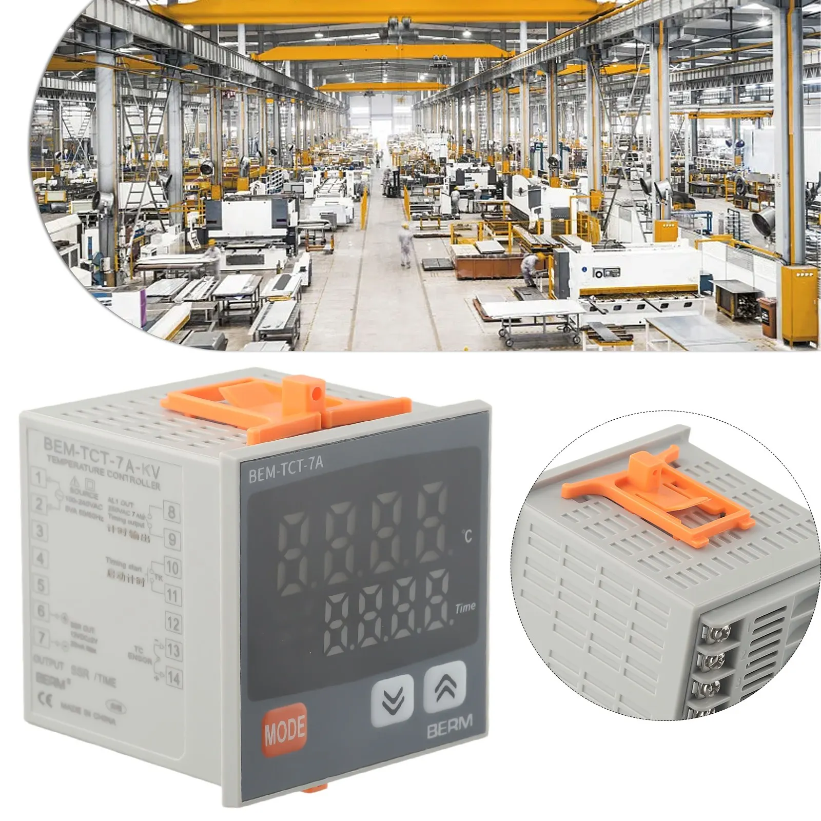 TCT7A Temperature Controller Hot Press Machine Instrument Reliable and Practical Digital Filter Easy Installation
TCT7A Temperature Controller Hot Press Machine Instrument Reliable and Practical Digital Filter Easy Installation