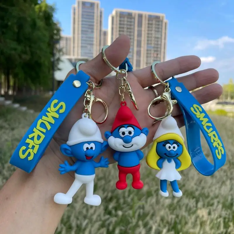 Anime The Smurfs Keychain Disney Smurfs Painter Engineer Chef Modeling Bag Pendant Car Accessories Key Chain for Birthday Gift
Anime The Smurfs Keychain Disney Smurfs Painter Engineer Chef Modeling Bag Pendant Car Accessories Key Chain for Birthday Gift