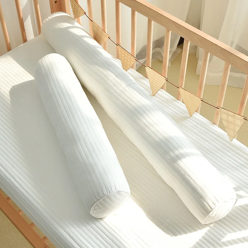 Korean Style Cylindrical Pillow In Crib Cotton Soft Embroidery Bumper Children's Cot Head Protector Baby Bed Protection Washable
Korean Style Cylindrical Pillow In Crib Cotton Soft Embroidery Bumper Children's Cot Head Protector Baby Bed Protection Washable