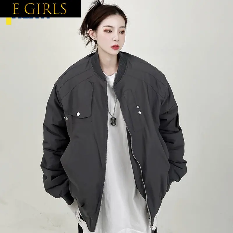 E GIRLS jacket bomber varsity Jackets unisex multiple pockets new outerwear American Oversize Baseball Jacket coats vintage
E GIRLS jacket bomber varsity Jackets unisex multiple pockets new outerwear American Oversize Baseball Jacket coats vintage