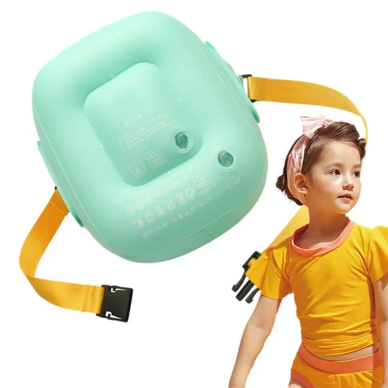 

Back Float Swim Trainer Blow Up Adjustable Back Floats With Buckle Belt Colorful Swimming Aidsfor Beginners Portable Swim