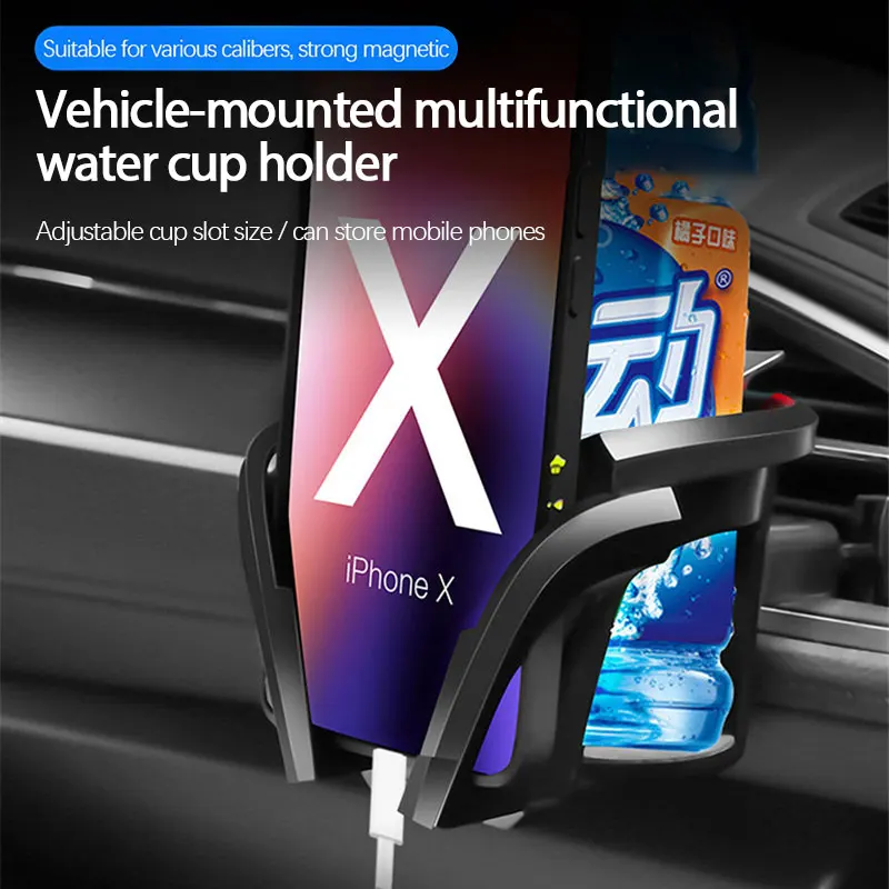 2 In 1car Phone Bracket 106.5g Stable Portable Multifunctional Wide Compatibility Car Supplies Two-in-one Car Cup Bracket Abs
2 In 1car Phone Bracket 106.5g Stable Portable Multifunctional Wide Compatibility Car Supplies Two-in-one Car Cup Bracket Abs