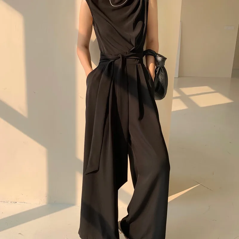 Solid Slim Fit Party Sexy Women's Jumpsuits Summer High Waist Lace Up Wide Leg Rompers French High Street Female Clothing
Solid Slim Fit Party Sexy Women's Jumpsuits Summer High Waist Lace Up Wide Leg Rompers French High Street Female Clothing