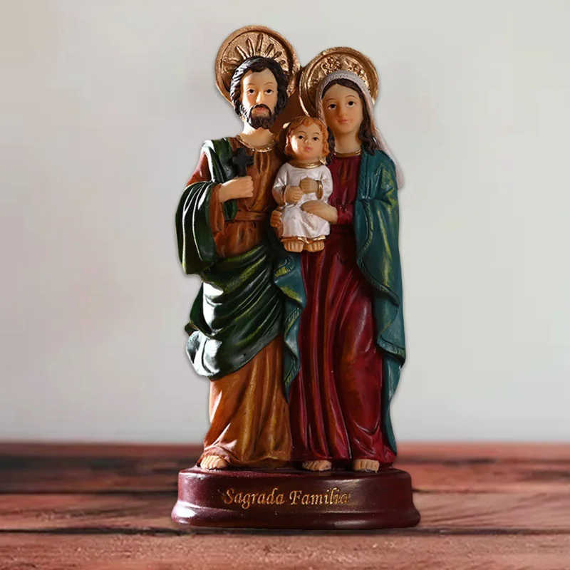 Holy Family Statues Figure Child Jesus Christ Figurine Home Decorative Sculptures Catholic Church Souvenirs Gifts
Holy Family Statues Figure Child Jesus Christ Figurine Home Decorative Sculptures Catholic Church Souvenirs Gifts