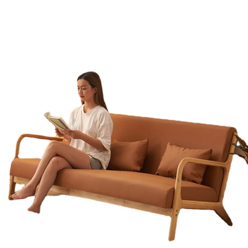 TLL Simple Fashion Apartment Net Red Solid Wood Leather Art Double Three Sofa for Multi-User
TLL Simple Fashion Apartment Net Red Solid Wood Leather Art Double Three Sofa for Multi-User