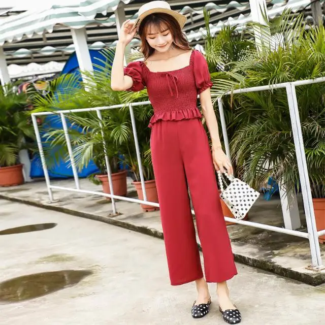 Set of Two Fashion Pieces for Women 2 Piece Set Women Outfits Crop Top Pants Two Pieces Sets Summer Clothes Female Women's Suit
Set of Two Fashion Pieces for Women 2 Piece Set Women Outfits Crop Top Pants Two Pieces Sets Summer Clothes Female Women's Suit