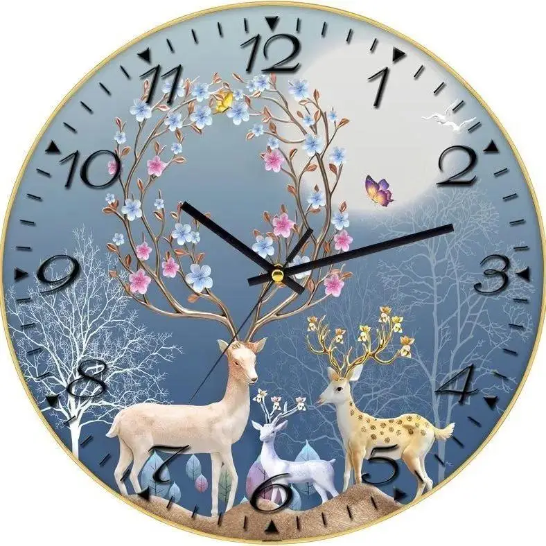 Clocks and watches Nordic living room bedroom home decoration clock modern minimalist mute wall hanging free punch
Clocks and watches Nordic living room bedroom home decoration clock modern minimalist mute wall hanging free punch