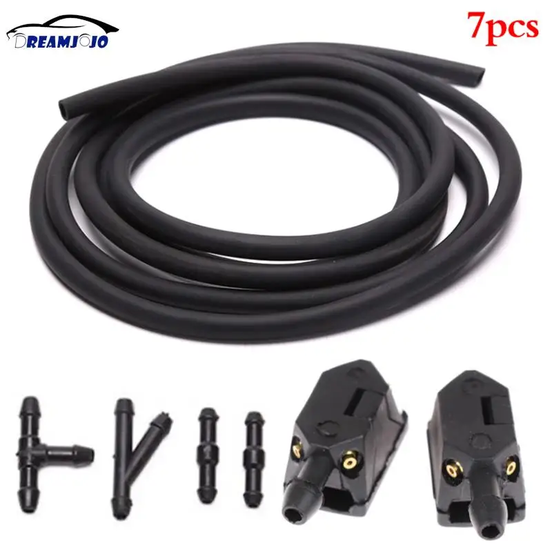 7Pcs/set Front Windscreen Wiper Arm Washer Nozzle Jets 2m Windshield Washer Nozzle Hose Tube With Connector T Y Straight
7Pcs/set Front Windscreen Wiper Arm Washer Nozzle Jets 2m Windshield Washer Nozzle Hose Tube With Connector T Y Straight