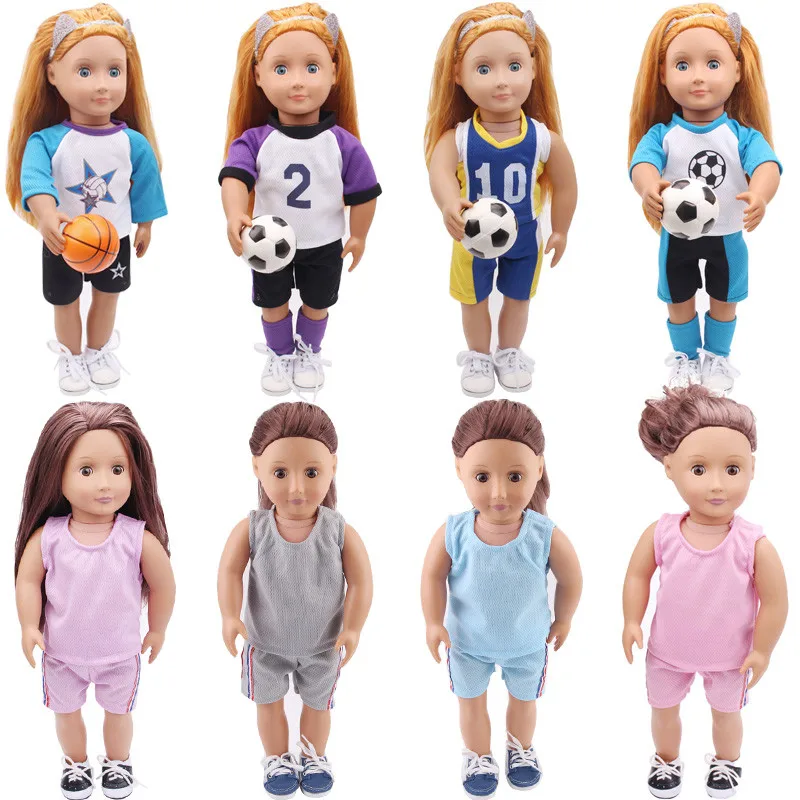 Hot Sportswear Jerseys Suit Wear Fit For American Girl Doll Clothes 18-inch Doll(only sell clothes)
Hot Sportswear Jerseys Suit Wear Fit For American Girl Doll Clothes 18-inch Doll(only sell clothes)