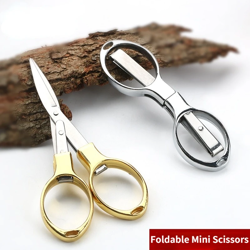 Folding Scissors Stainless Steel Scissors Multifunctional Outdoor Fishing Children's Handmade Scissors Sewing Scissors
Folding Scissors Stainless Steel Scissors Multifunctional Outdoor Fishing Children's Handmade Scissors Sewing Scissors