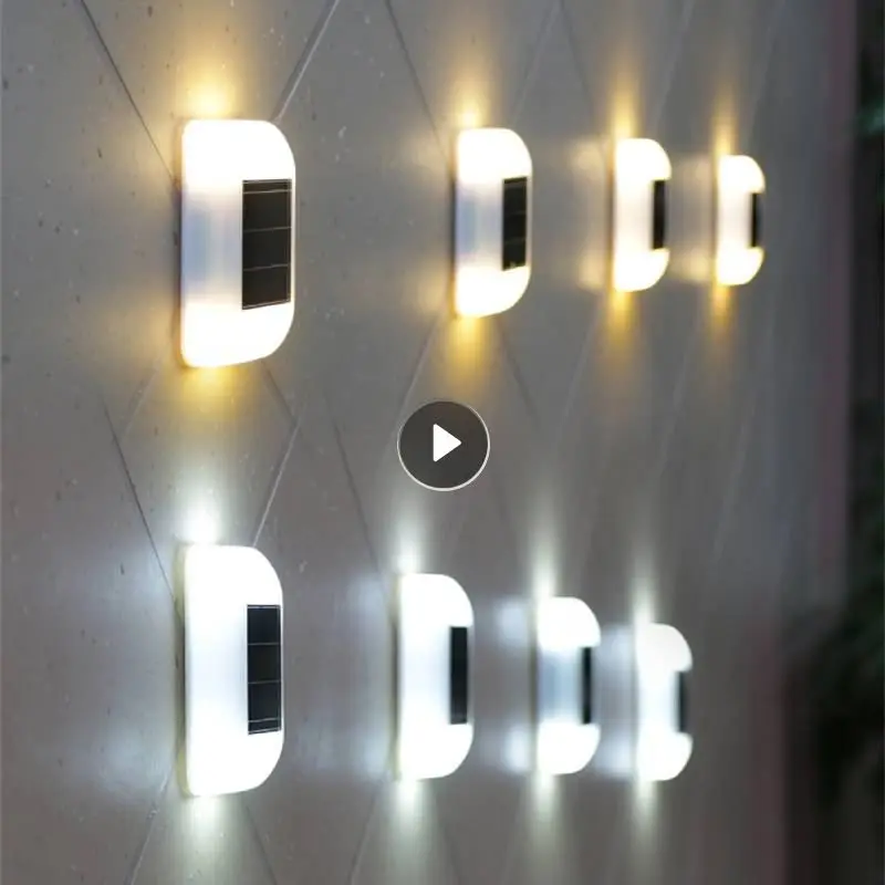 Настенный светильник на солнечной батарее, водонепроницаемый светильник для лестницы, коридора, двора, уличное украшение для сада 
Настенный светильник на солнечной батарее, водонепроницаемый светильник для лестницы, коридора, двора, уличное украшение для сада