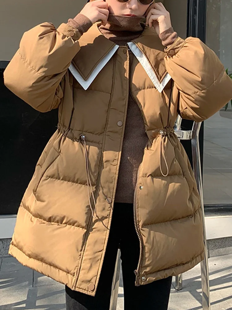 Winter Women Turndown Collar 90% White Duck Down Jacket Casual Female Loose Zipper Thick Warm Down Coat Snow Outwear
Winter Women Turndown Collar 90% White Duck Down Jacket Casual Female Loose Zipper Thick Warm Down Coat Snow Outwear