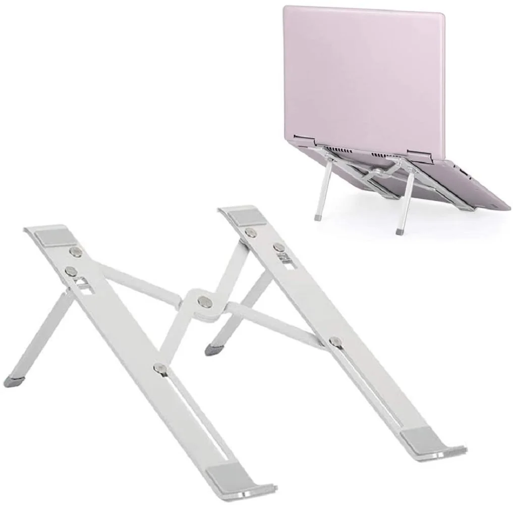 Laptop Stand, Adjustable Computer Laptop Mount Aluminum Computer Riser Laptop Holder, Silver
Laptop Stand, Adjustable Computer Laptop Mount Aluminum Computer Riser Laptop Holder, Silver