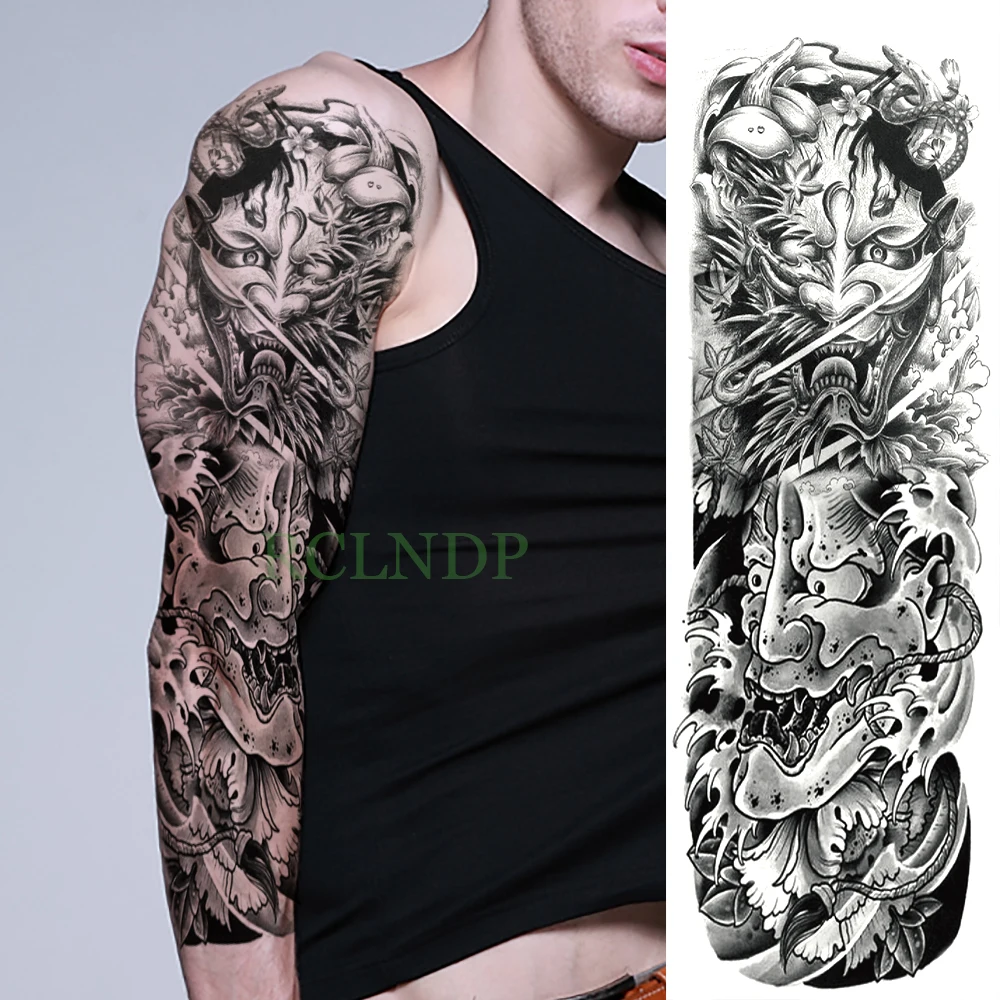 Waterproof Temporary Tattoo Sticker Prajna Skull full arm large size fake tatto body art flash tatoo sleeve tato for men women
Waterproof Temporary Tattoo Sticker Prajna Skull full arm large size fake tatto body art flash tatoo sleeve tato for men women