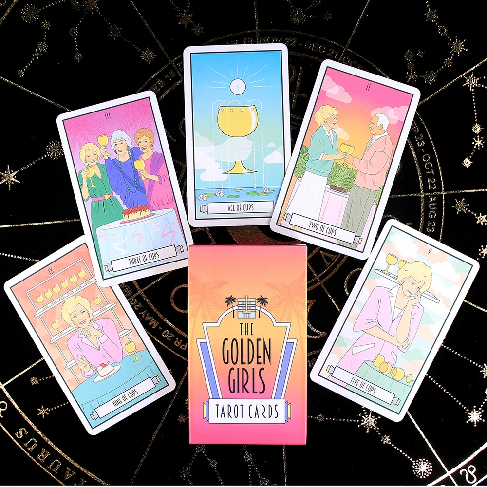 Golden Girls Tarot Decks New High Quality Board Games For Fate Divination Party Entertainment Games
Golden Girls Tarot Decks New High Quality Board Games For Fate Divination Party Entertainment Games