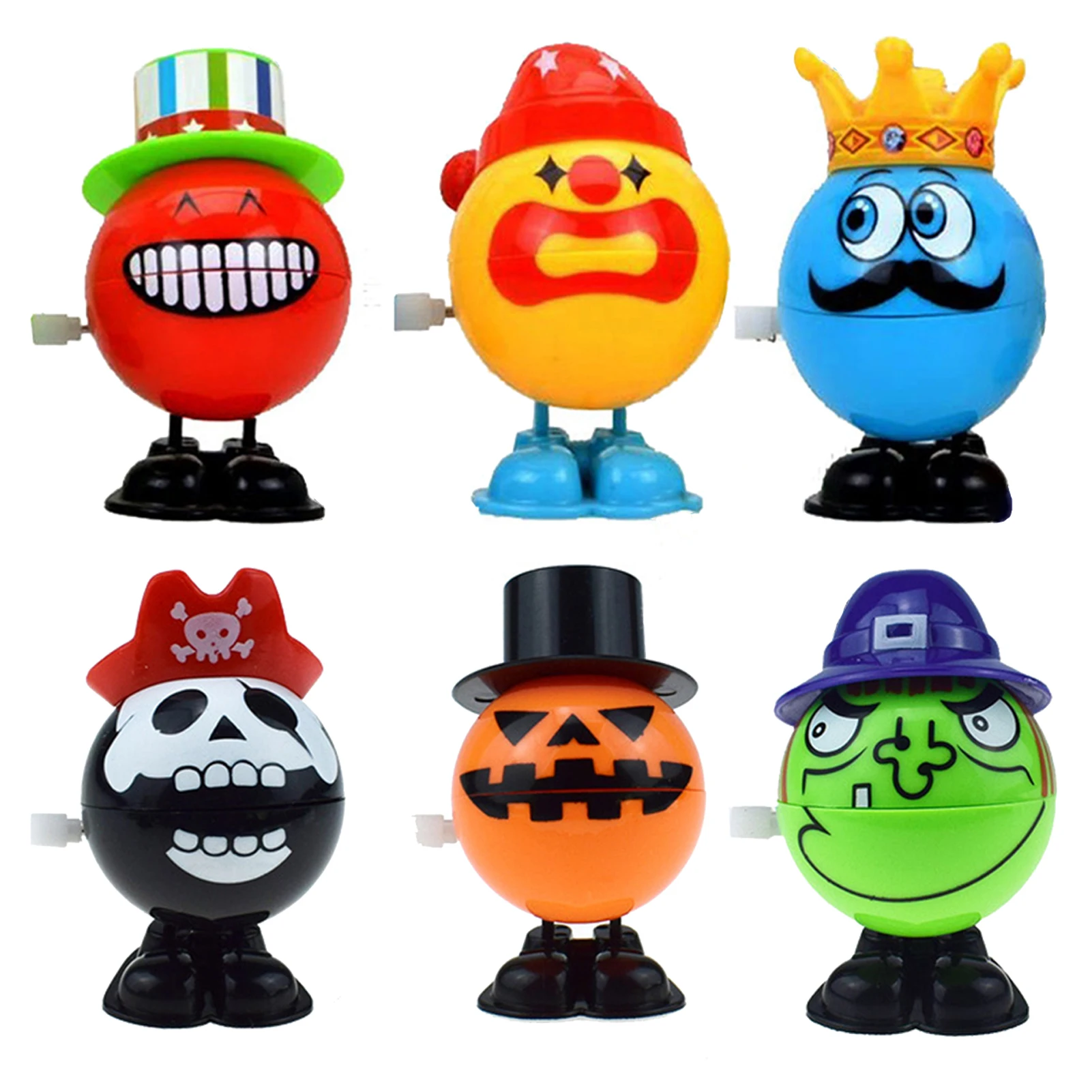 Halloween Wind Up Toys 6PCS Halloween Pumpkin Clockwork Toys 6 Pcs Assorted Wind-Up Toys For Kids Party Favors Happy Halloween
Halloween Wind Up Toys 6PCS Halloween Pumpkin Clockwork Toys 6 Pcs Assorted Wind-Up Toys For Kids Party Favors Happy Halloween