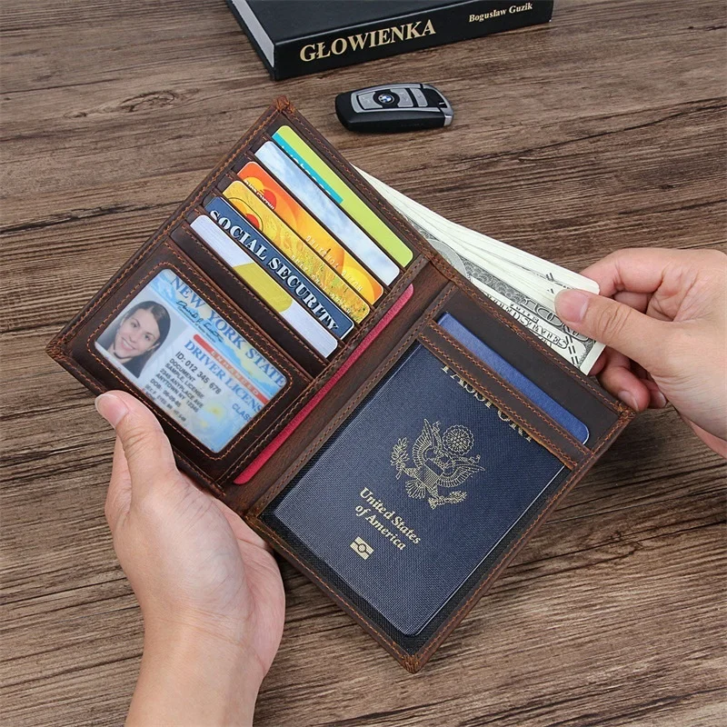 Newsbirds New Style Vintage Leather Passport Holder Genuine Wallet Ticket Men Women Multifunction
Newsbirds New Style Vintage Leather Passport Holder Genuine Wallet Ticket Men Women Multifunction