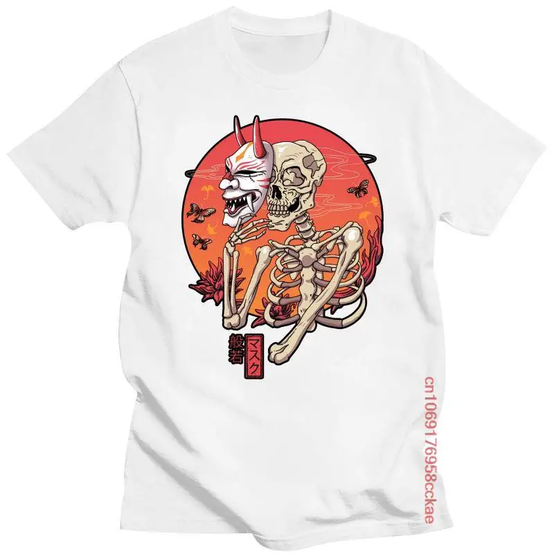 Camiseta 2022 de algodón para hombre y mujer, camisa divertida de moda, Hannya, Yokai, máscara, Unisex, blanco y negro, 100%
Camiseta 2022 de algodón para hombre y mujer, camisa divertida de moda, Hannya, Yokai, máscara, Unisex, blanco y negro, 100%