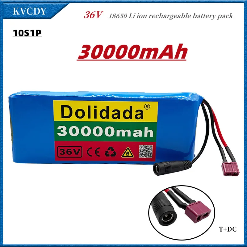 100% original new 36V 30000mAh 10S1P 18650 lithium ion rechargeable battery pack electric bicycle scooter belt 20A BMS 36V 30Ah
100% original new 36V 30000mAh 10S1P 18650 lithium ion rechargeable battery pack electric bicycle scooter belt 20A BMS 36V 30Ah