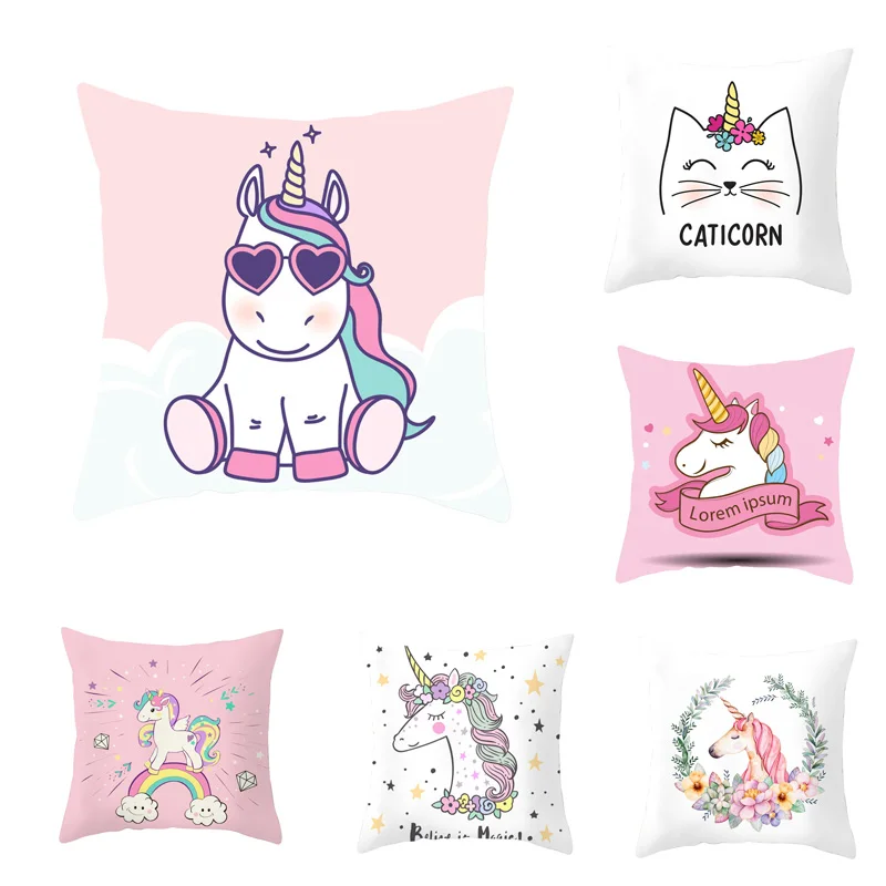 Unicorn series cushion cover sofa office pillow case peach decoration rainbow pillow case home decoration
Unicorn series cushion cover sofa office pillow case peach decoration rainbow pillow case home decoration