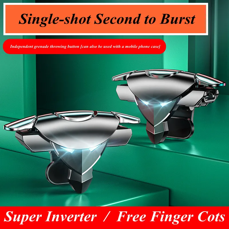 2Pc Phone Gaming Trigger for PUBG LOL Aim Shooting Gamepad Joystick L1R1 Button for IPhone IOS Android Cellphone Game Controller
2Pc Phone Gaming Trigger for PUBG LOL Aim Shooting Gamepad Joystick L1R1 Button for IPhone IOS Android Cellphone Game Controller