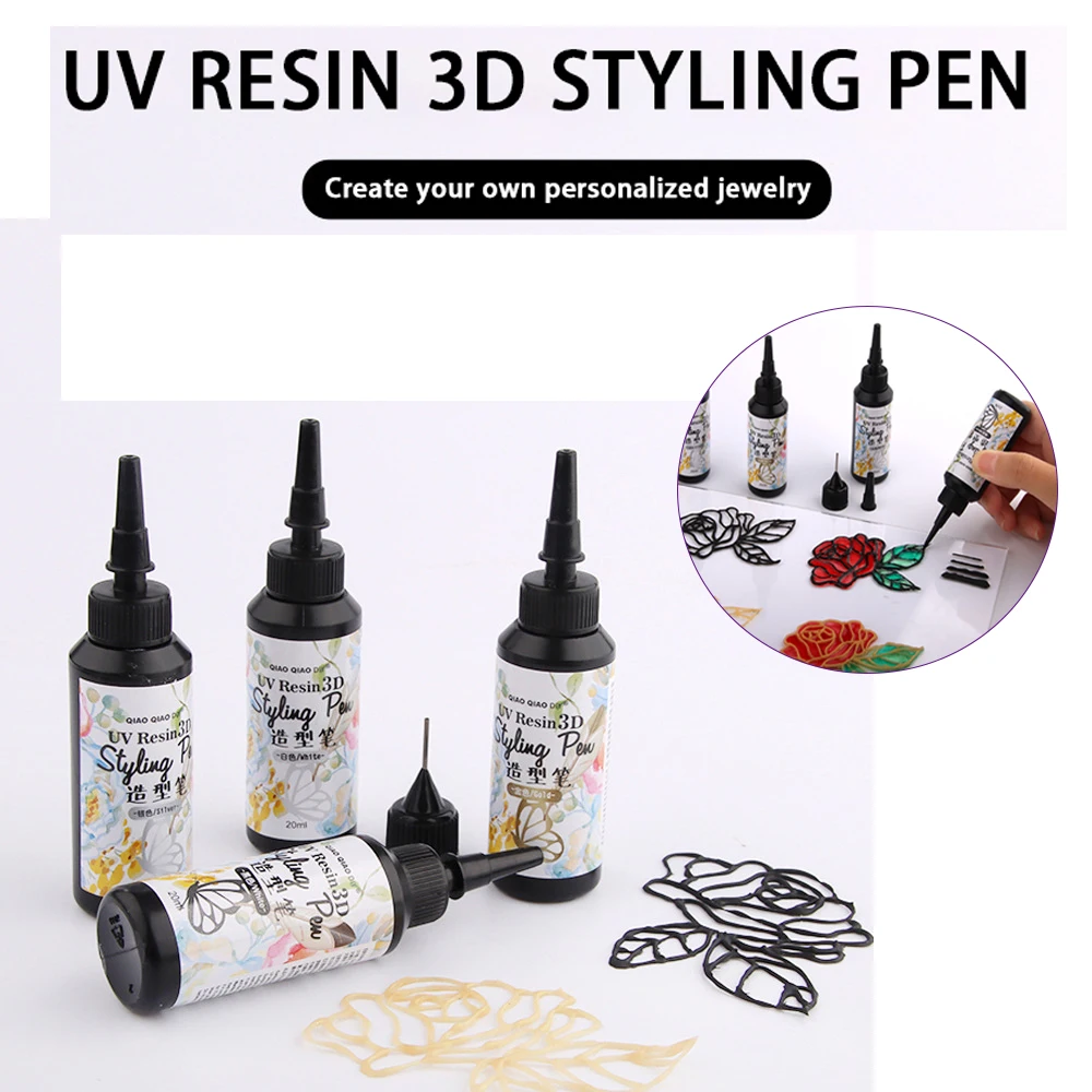 UV Resin 3D Hook Line Tool Styling Pen Crystal Epoxy Ultraviolet Curing DIY Handmade Jewelry Making Liquid Dye Modeling Painting
UV Resin 3D Hook Line Tool Styling Pen Crystal Epoxy Ultraviolet Curing DIY Handmade Jewelry Making Liquid Dye Modeling Painting
