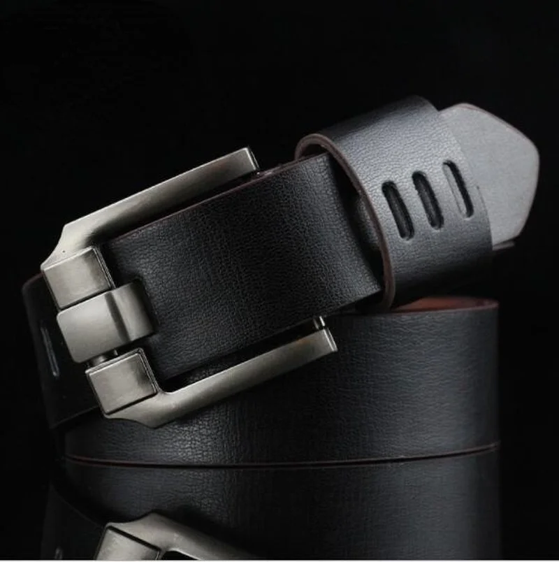 New Men's Luxury Leather Belt Pin Buckle Belts Men Alloy Buckle Fashion Male Vintage Waist Strap Soft Pu Leather Waistband 110cm
New Men's Luxury Leather Belt Pin Buckle Belts Men Alloy Buckle Fashion Male Vintage Waist Strap Soft Pu Leather Waistband 110cm