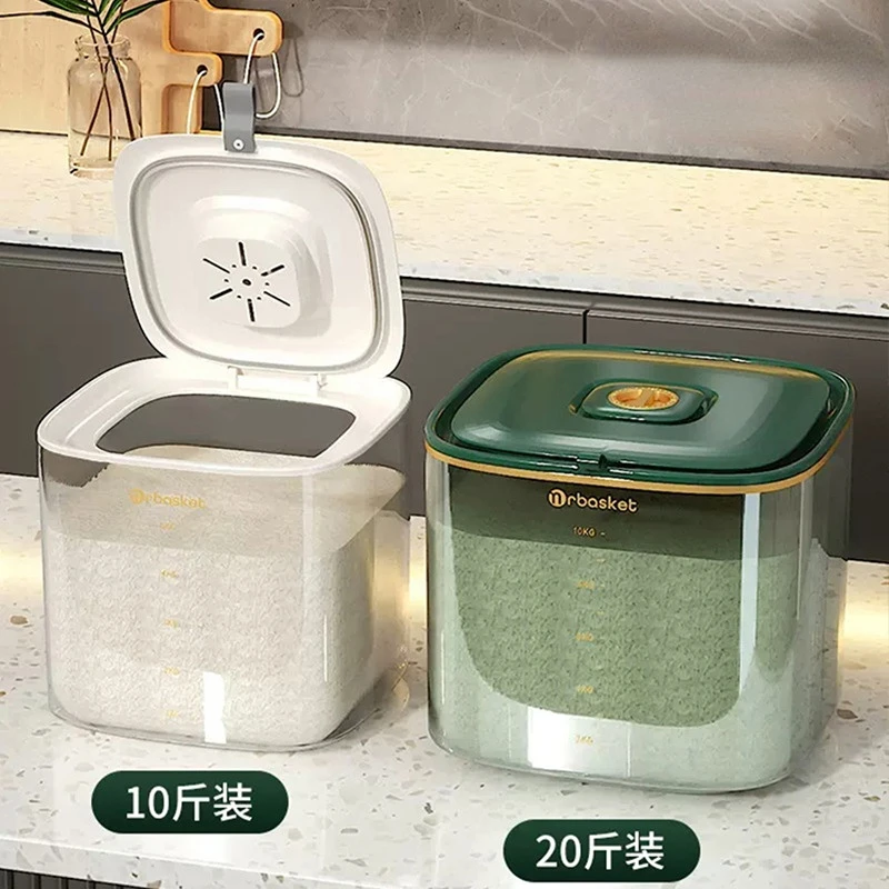 Moisture-proof Multi-specification Rice Flour Rice Cereals Storage Bucket Large Household Rice Capacity Sealed And Box Cereals
Moisture-proof Multi-specification Rice Flour Rice Cereals Storage Bucket Large Household Rice Capacity Sealed And Box Cereals