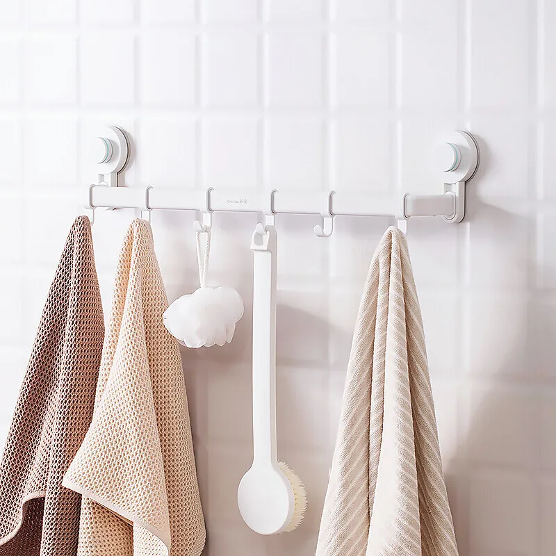 Fashionable White CHAHUA Hook Towel Rack for No Marks No Punching Bathroom Kitchen Storage Rack
Fashionable White CHAHUA Hook Towel Rack for No Marks No Punching Bathroom Kitchen Storage Rack