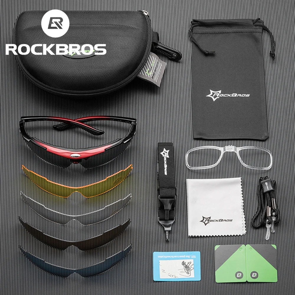 ROCKBROS Polarized Cycling Glasses Sunglasses Men Women Mtb Bike Road Eyewear Bicycle Riding Outdoor Sport Hiking Goggles 5 Lens 
ROCKBROS Polarized Cycling Glasses Sunglasses Men Women Mtb Bike Road Eyewear Bicycle Riding Outdoor Sport Hiking Goggles 5 Lens