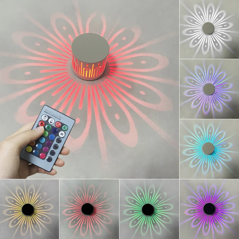 Светодиодный настенный светильник 3 Вт в помещении, павлиний алюминиевый цилиндр, бра с изменением цвета RGB, с дистанционным управлением, по...
Светодиодный настенный светильник 3 Вт в помещении, павлиний алюминиевый цилиндр, бра с изменением цвета RGB, с дистанционным управлением, по...