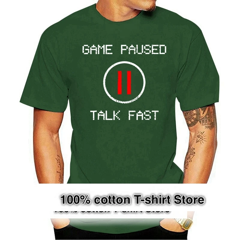 Game Paused Talk Fast Don'T Bother Gaming Player Funny Black S 3Xl Cotton 2021 Fashion T Shirt Customize Tee
Game Paused Talk Fast Don'T Bother Gaming Player Funny Black S 3Xl Cotton 2021 Fashion T Shirt Customize Tee