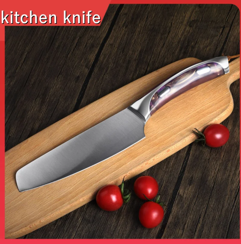 7-дюймовый кухонный нож, охотничий нож, японские универсальные ножи из нержавеющей стали, нож мясника, нож для костей, поварской нож, инструм...
7-дюймовый кухонный нож, охотничий нож, японские универсальные ножи из нержавеющей стали, нож мясника, нож для костей, поварской нож, инструм...