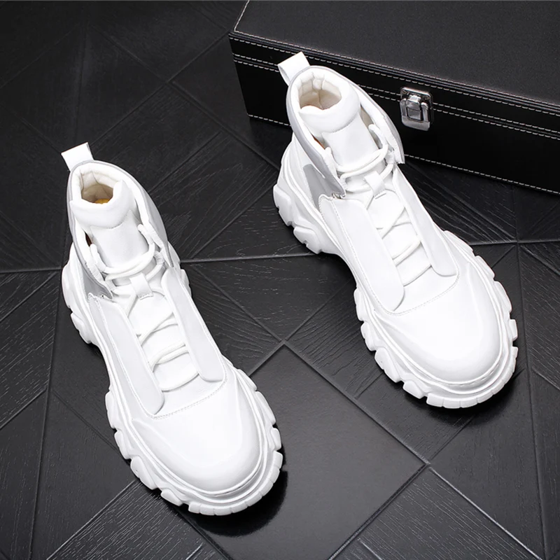 men's luxury fashion party nightclub dress platform boots brand designer white shoes lace-up original leather boot ankle botas
men's luxury fashion party nightclub dress platform boots brand designer white shoes lace-up original leather boot ankle botas