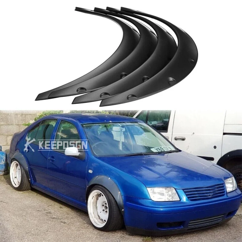 4X 4.5"; Car Fender Flares Extension Wide Body Kit For Volkswagen Bora 2005-2010
4X 4.5"; Car Fender Flares Extension Wide Body Kit For Volkswagen Bora 2005-2010