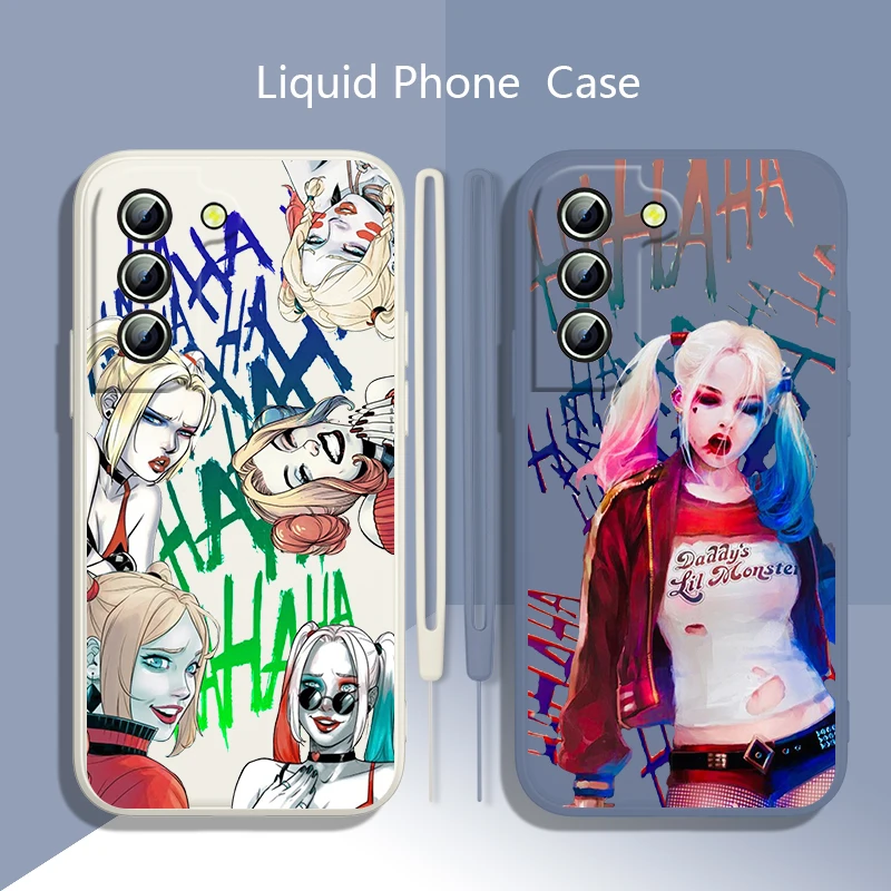 Cute Harley Quinn For Samsung Galaxy S23 S22 S21 S20 S10 S9 Ultra Plus Pro Liquid Rope Silicone Phone Case
Cute Harley Quinn For Samsung Galaxy S23 S22 S21 S20 S10 S9 Ultra Plus Pro Liquid Rope Silicone Phone Case