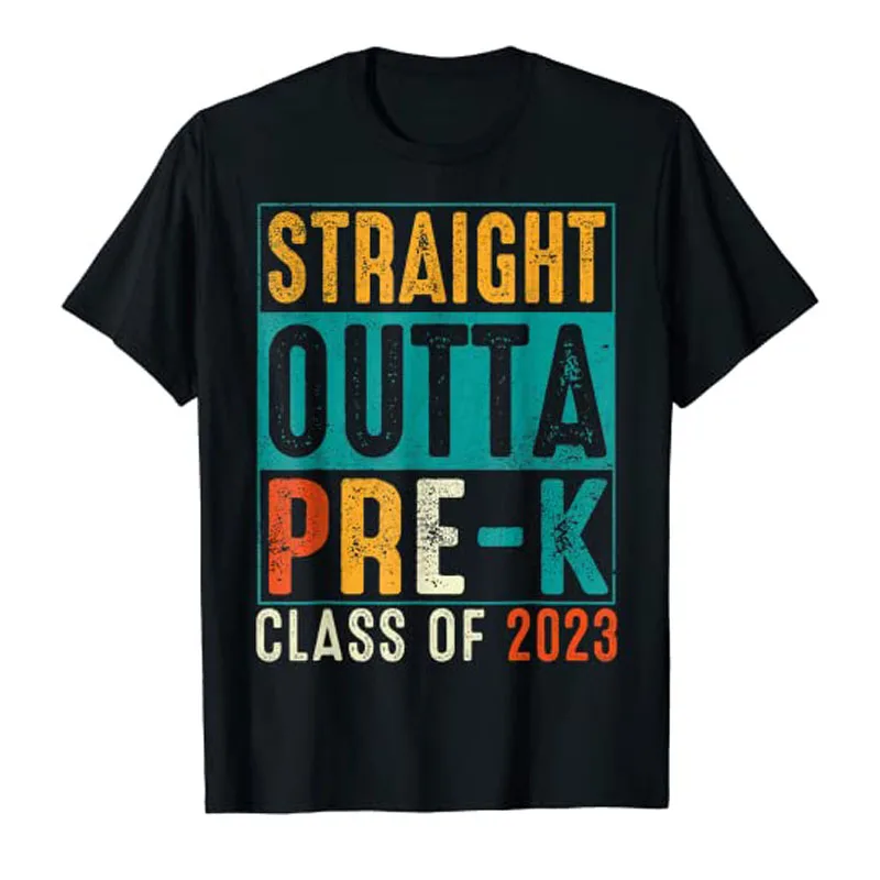 Straight Outta Pre K Preschool Graduation Gifts T-Shirt Class of 2023 Sayings Quote Graphic Tee Letters Printed Graduate Outfit
Straight Outta Pre K Preschool Graduation Gifts T-Shirt Class of 2023 Sayings Quote Graphic Tee Letters Printed Graduate Outfit