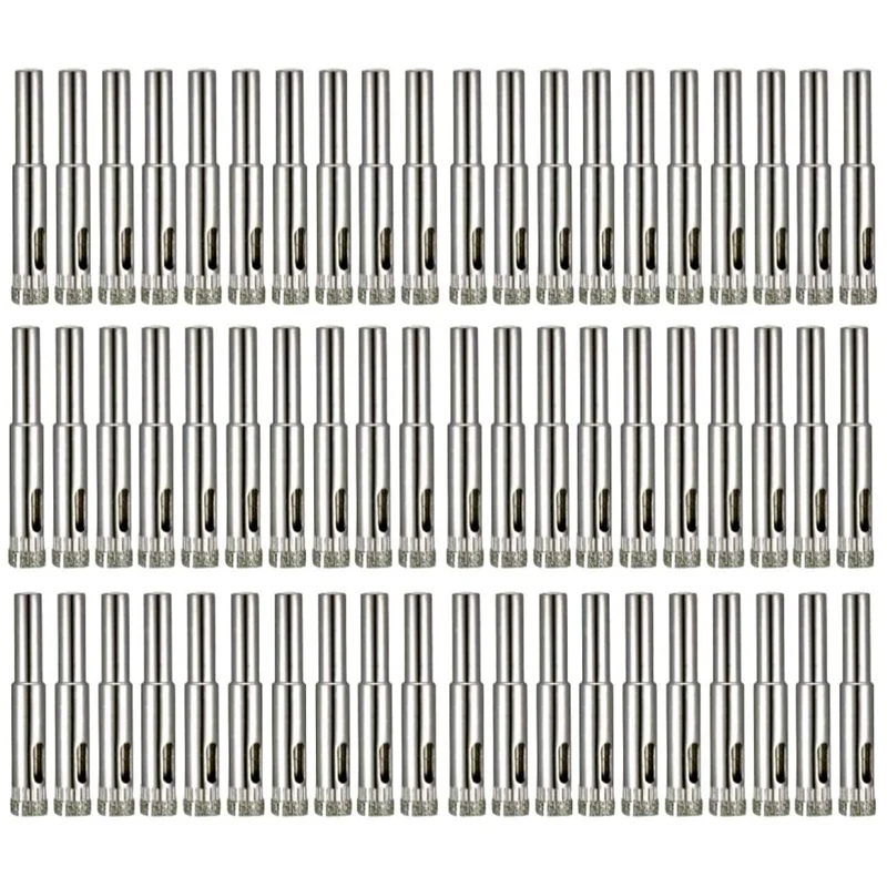 60Pcs Diamond Drill Bit, 8Mm Diamond Coated Tip Hole Hollow Core Drill Bits Cutter For Glass Ceramics Porcelain Tile
60Pcs Diamond Drill Bit, 8Mm Diamond Coated Tip Hole Hollow Core Drill Bits Cutter For Glass Ceramics Porcelain Tile