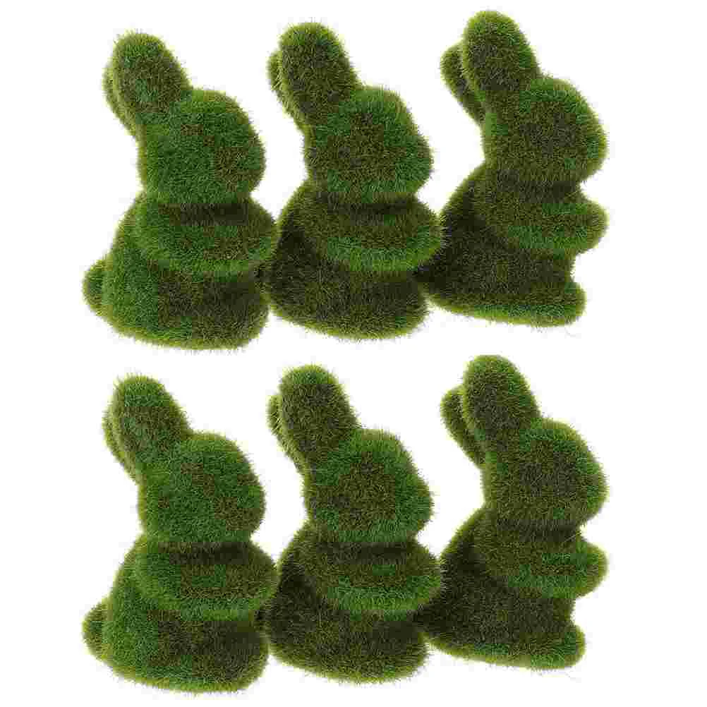 6Pcs Easter Rabbit Ornament Mini Rabbit Model Easter Photo Prop Animals Ornament (Green)
6Pcs Easter Rabbit Ornament Mini Rabbit Model Easter Photo Prop Animals Ornament (Green)