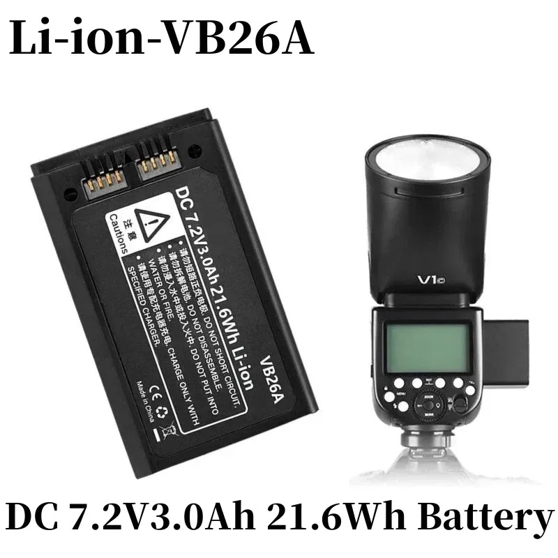 Camera Lithium-ion Battery VB26A 3000 MAh Applicable Model V1S V1C V1N V1F V1O V1P
Camera Lithium-ion Battery VB26A 3000 MAh Applicable Model V1S V1C V1N V1F V1O V1P