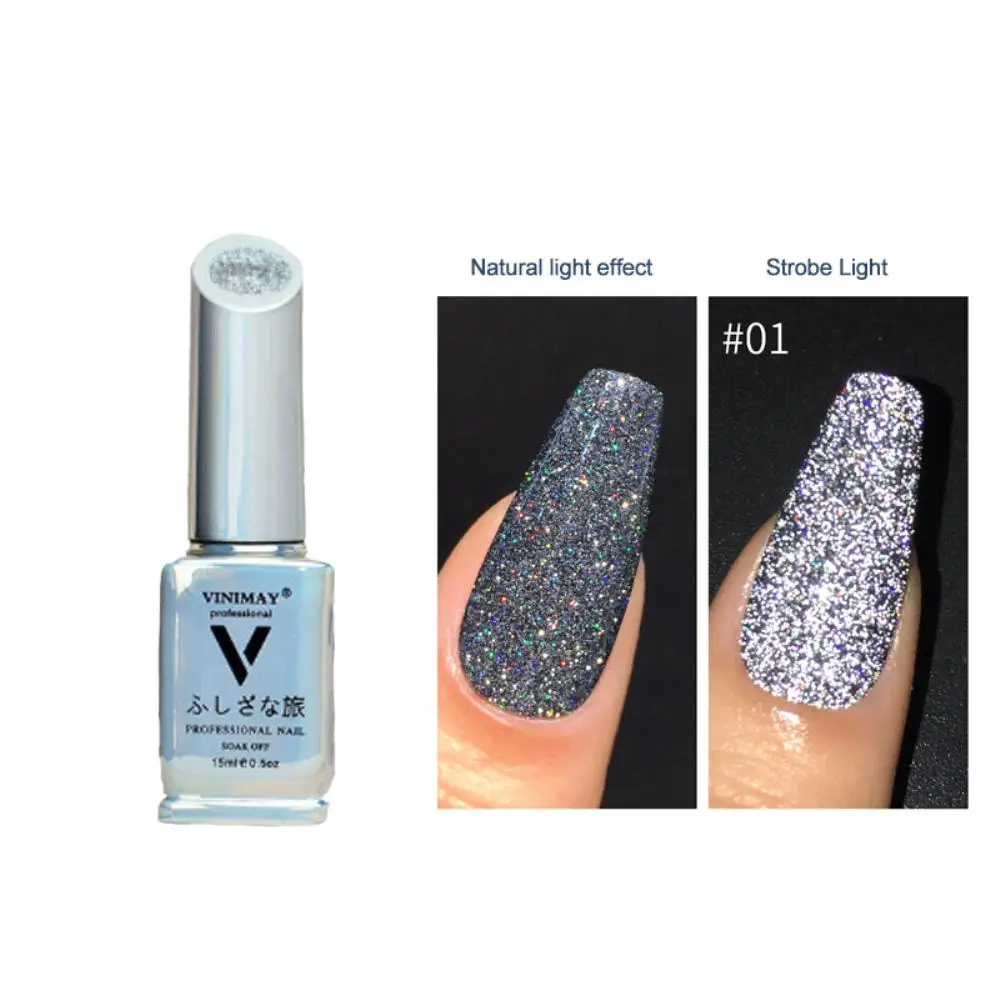 15ml Reflective Glitter Nail Gel Polish Semi Permanent Sparkling Sequin Soak Off UV Manicure Varnish Colorful Nail Art Gel Decor
15ml Reflective Glitter Nail Gel Polish Semi Permanent Sparkling Sequin Soak Off UV Manicure Varnish Colorful Nail Art Gel Decor