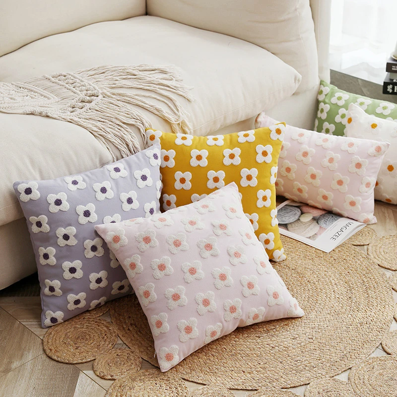 INS Flroal Sofa Throw Pillow Cover Lovely Flower Dots Bed Chair Waist Cushion Cover Soft Square Tatami Cushion Case Home Decor
INS Flroal Sofa Throw Pillow Cover Lovely Flower Dots Bed Chair Waist Cushion Cover Soft Square Tatami Cushion Case Home Decor