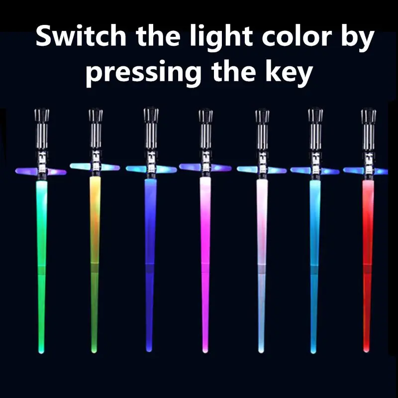 Retractable Light Sound Cross Lightsaber Toys Luminous LaserSword Light Up Led Flashing Lightstick
Retractable Light Sound Cross Lightsaber Toys Luminous LaserSword Light Up Led Flashing Lightstick