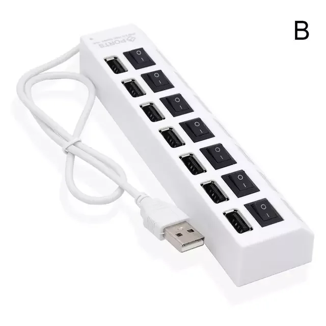 port High speed USB 2.0 HUB Led Adapter Hub Power On/off Switch For Pc Laptop Usb Hub Splitter Adapter Charger
port High speed USB 2.0 HUB Led Adapter Hub Power On/off Switch For Pc Laptop Usb Hub Splitter Adapter Charger