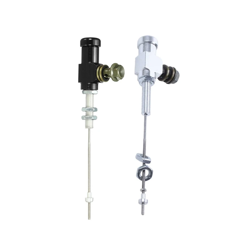 2 Pcs Motorcycle Hydraulic Clutch Master Cylinder Rod Brake Pump M10X1.25Mm Aluminum Black & Silver
2 Pcs Motorcycle Hydraulic Clutch Master Cylinder Rod Brake Pump M10X1.25Mm Aluminum Black & Silver