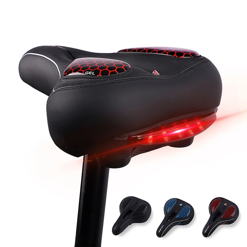 Bicycle Tail Light Cushion Big Fat Head Mountain Bike Cushion Saddle Hollow Saddle Silicone Thickened Soft and Comfortable
Bicycle Tail Light Cushion Big Fat Head Mountain Bike Cushion Saddle Hollow Saddle Silicone Thickened Soft and Comfortable