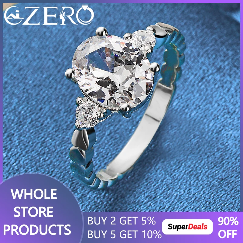High Quality 925 Sterling Silver Classic Shiny Crystal Zircon Ring 6-10 Size For Women Fashion Party Wedding Engagement Jewelry
High Quality 925 Sterling Silver Classic Shiny Crystal Zircon Ring 6-10 Size For Women Fashion Party Wedding Engagement Jewelry