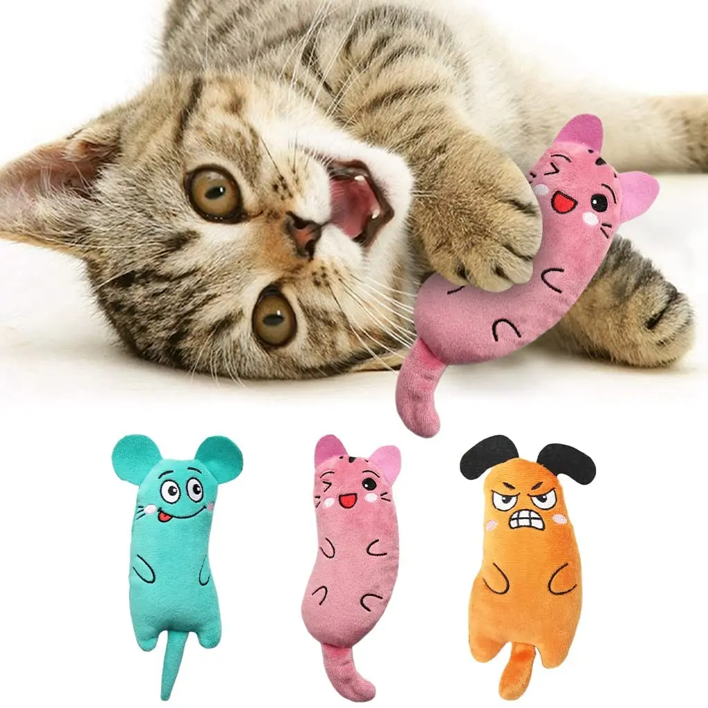 New Catnip Toys, 3 Pcs Interactive Cartoon Mice Chew Bite Toy for Cat, Kitten Teething
New Catnip Toys, 3 Pcs Interactive Cartoon Mice Chew Bite Toy for Cat, Kitten Teething
