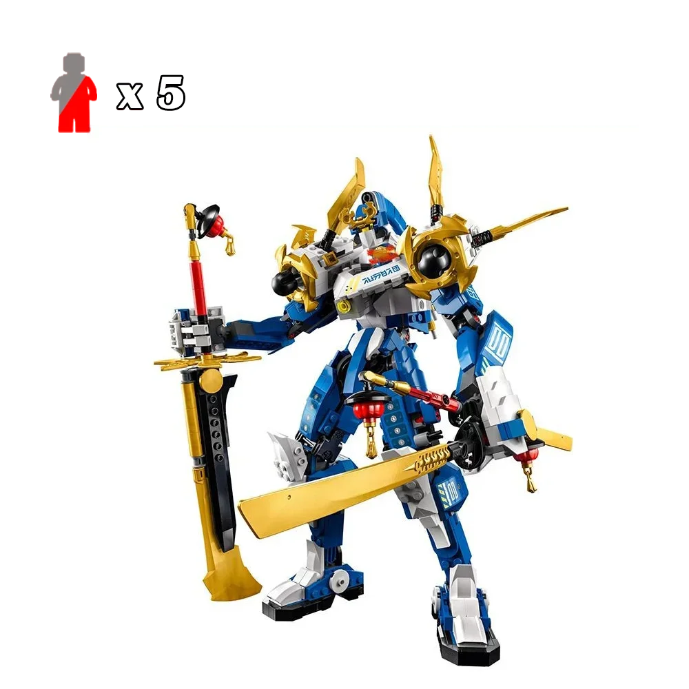 In Stocks New 591Pcs Ninja Series Jay's Titan Mech Building Blocks 71785 Bricks with Figures Adult Toys for Children Gifts
In Stocks New 591Pcs Ninja Series Jay's Titan Mech Building Blocks 71785 Bricks with Figures Adult Toys for Children Gifts