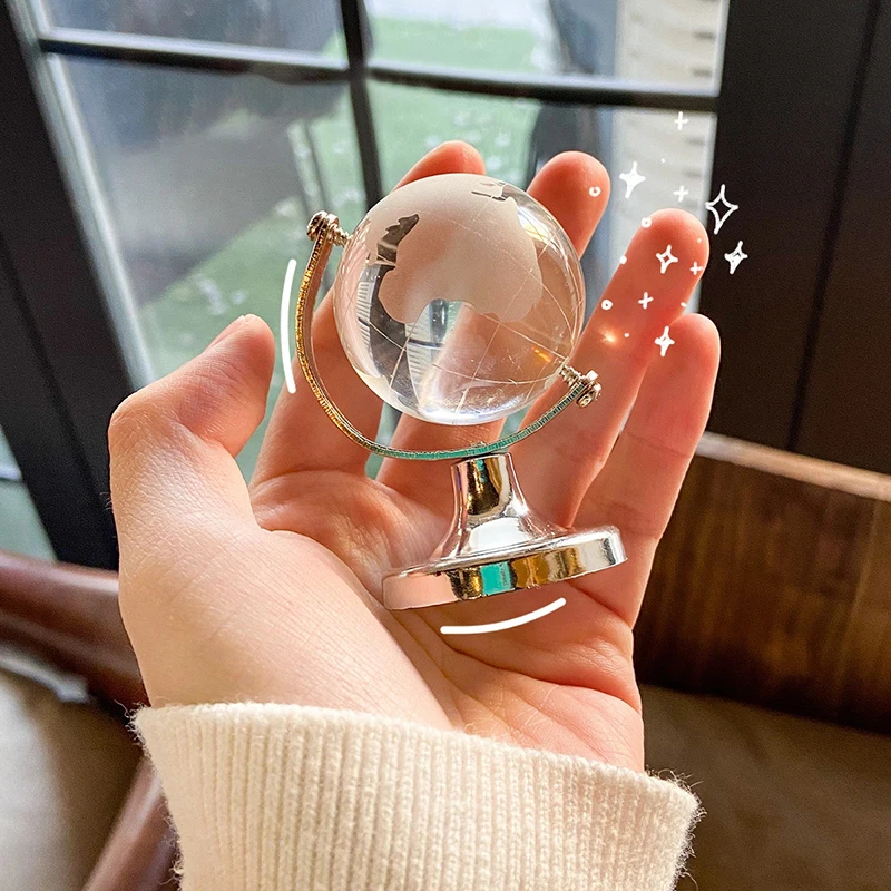 Ins Mini Crystal Globe Transparent Earth Globe Ball Glass Miniature Ornament Educational Toys Home Decor Gift Office Decoration
Ins Mini Crystal Globe Transparent Earth Globe Ball Glass Miniature Ornament Educational Toys Home Decor Gift Office Decoration